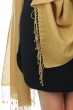Cashmere & Seta cashmere donna scialli platine bronzo 204 cm x 92 cm